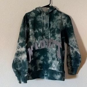 New Market Tie Dye Hoodie Medium, Green